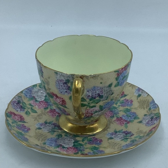 Vintage Shelley England Bone China Floral Chintz Teacup and S… - Picture 2 of 13